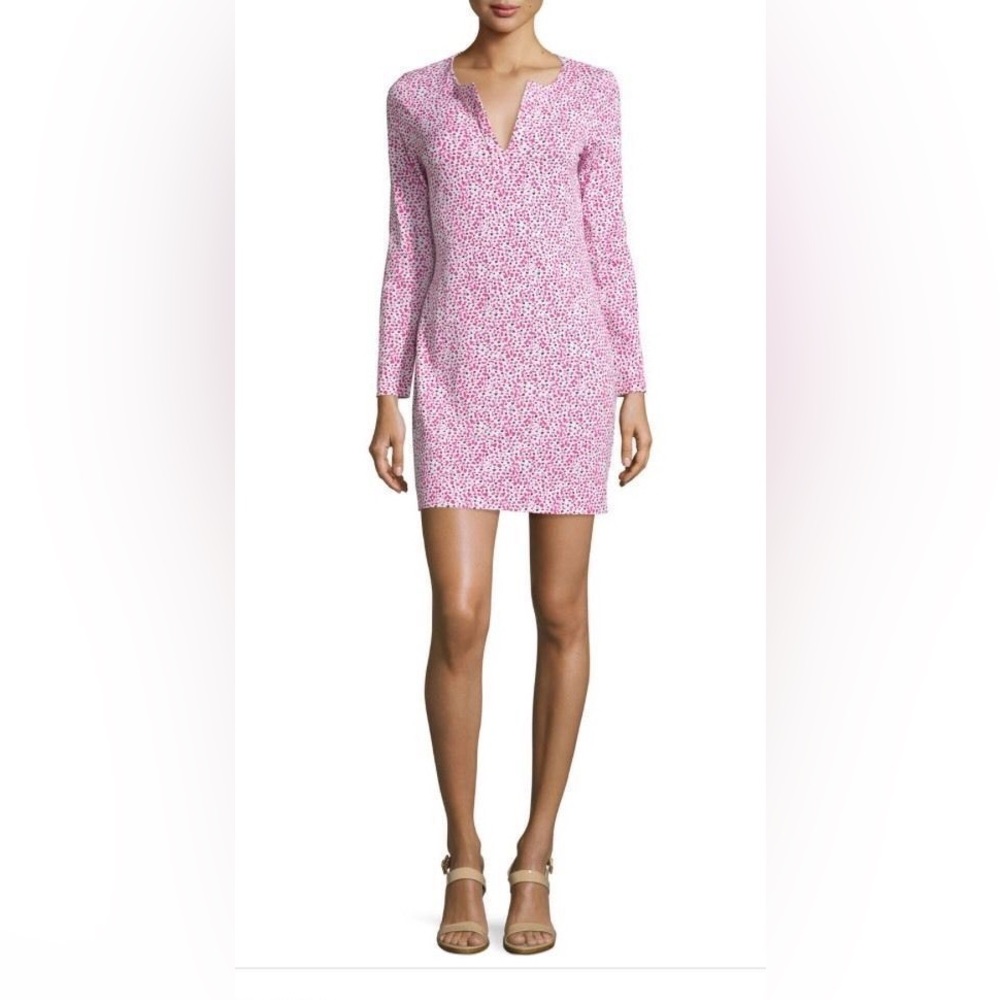 Diane Von Furstenburg Size 2 Reina Sea Daisy Tiny Pink Me Dress
